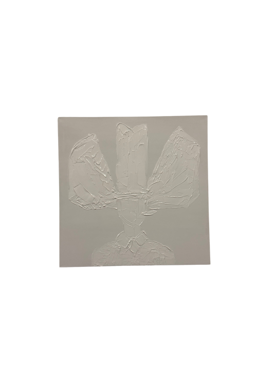 White Texture Smokin Cowboy