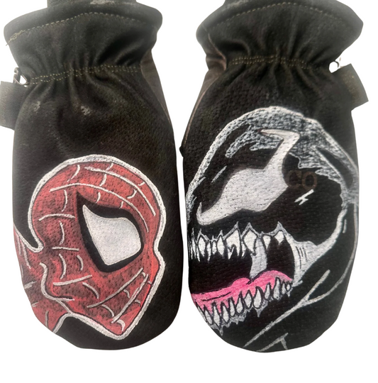 Kustom Mitts - Spiderman & Venom (Black)