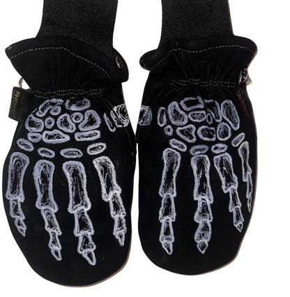 Kustom Mitts - Black Skeleton