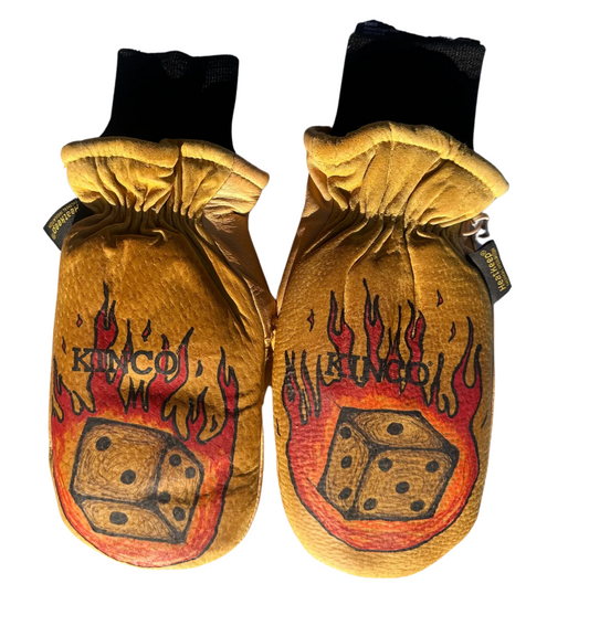 Kustom Mitts - Dice on fire