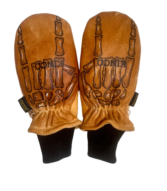 Kustom Mitts - Rock On Skelly Hands
